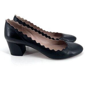 Chloe Lauren Pumps scalloped